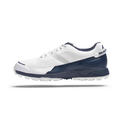 Zapatillas De Golf Mizuno Mzen Mujer - Blancos / Azul Marino - Chile M051YUTJES